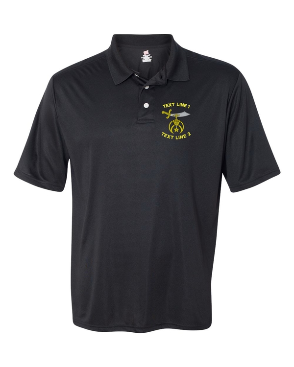 Shriner Polo Polyester Moisture Wicking (image for) Shriner Polo Polyester Moisture Wicking