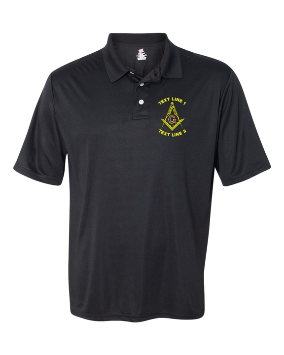 Masonic Polo Polyester Moisture Wicking (image for) Masonic Polo Polyester Moisture Wicking